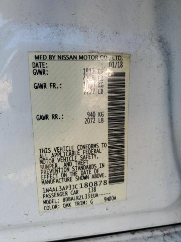2018 NISSAN ALTIMA 2.5 - 1N4AL3AP3JC180878
