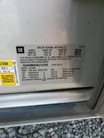 2017 BUICK ENCLAVE 5GAKRBKD4HJ123396
