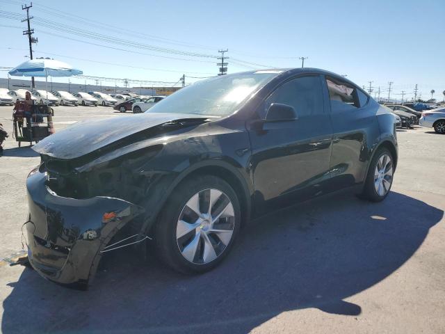 TESLA MODEL Y 2021 black  electric 5YJYGDEEXMF201275 photo #1