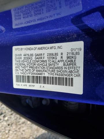 2019 HONDA ACCORD SPO - 1HGCV1F3XKA044611