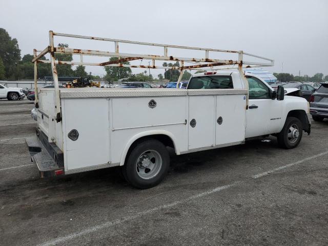 CHEVROLET SILVERADO 2008 white chassis diesel 1GBJC34668E105057 photo #4