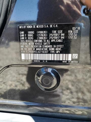 2018 HONDA HR-V EX 3CZRU6H52JG716307