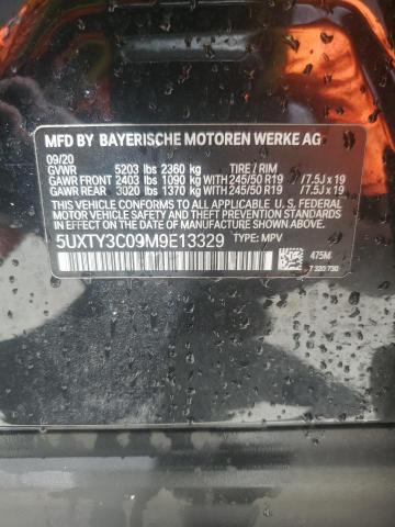 2021 BMW X3 SDRIVE3 5UXTY3C09M9E13329