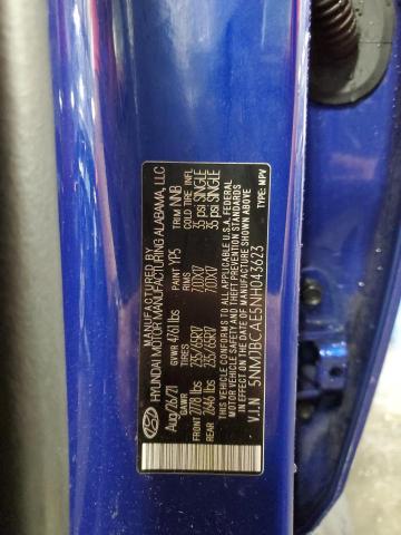 2022 HYUNDAI TUCSON SEL - 5NMJBCAE5NH043623