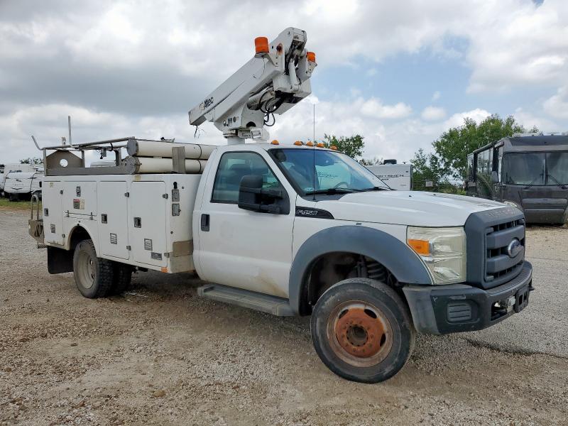 FORD F450 2012 white  gas 1FDUF4GYXCEC78510 photo #1