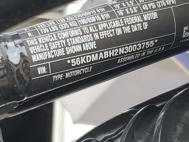 2022 INDIAN MOTORCYCLE CO. CHIEF DARK #3311515231