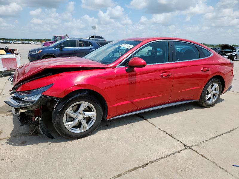HYUNDAI SONATA SE 2021 red  gas 5NPEG4JA1MH113299 photo #1