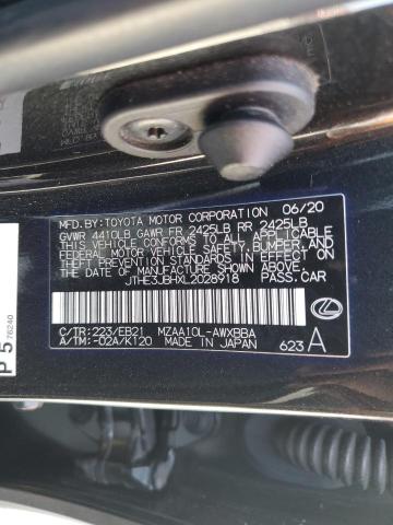 2020 LEXUS UX 200 JTHE3JBHXL2028918