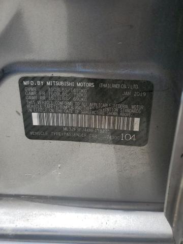 2019 MITSUBISHI MIRAGE G4 - ML32F3FJ4KHF11827