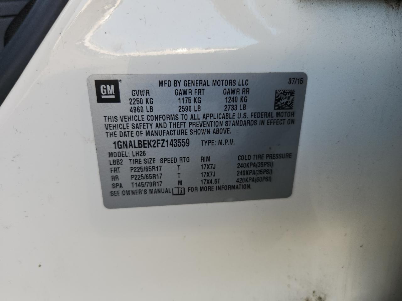 CHEVROLET EQUINOX LT