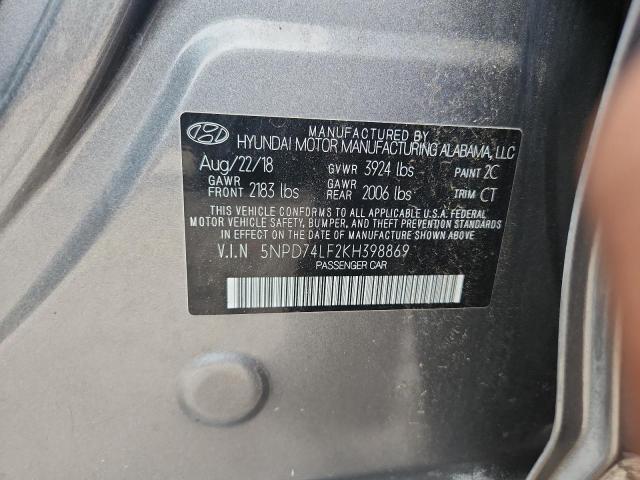 2019 HYUNDAI ELANTRA SE - 5NPD74LF2KH398869