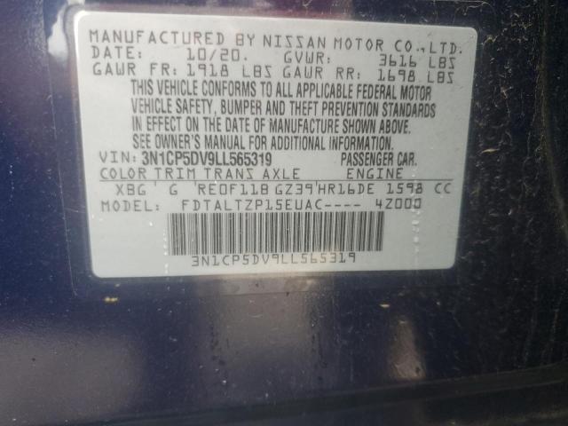 2020 NISSAN KICKS SR - 3N1CP5DV9LL565319