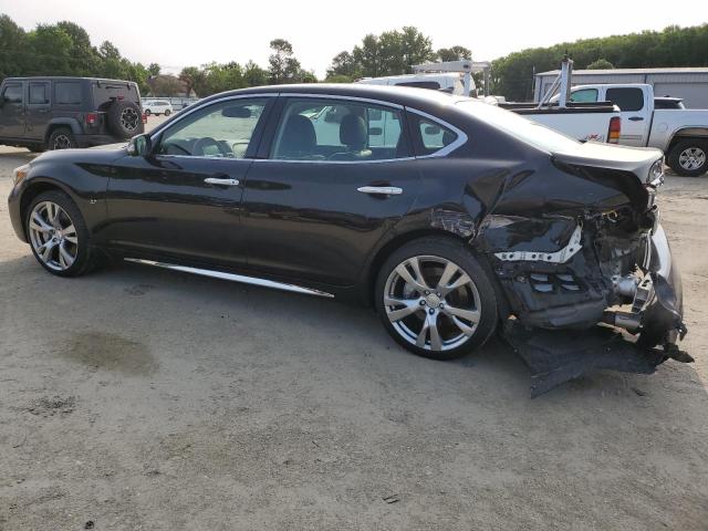 INFINITI Q70L 3.7 2015 black  gas JN1BY1PRXFM831571 photo #3