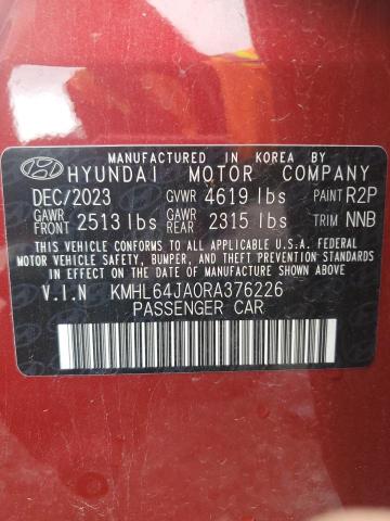 2024 HYUNDAI SONATA SEL KMHL64JA0RA376226