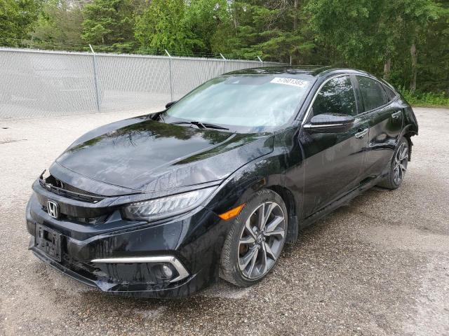 Vin: 2hgfc1f90kh100757, lot: 57601385, honda civic touring 2019 img_1