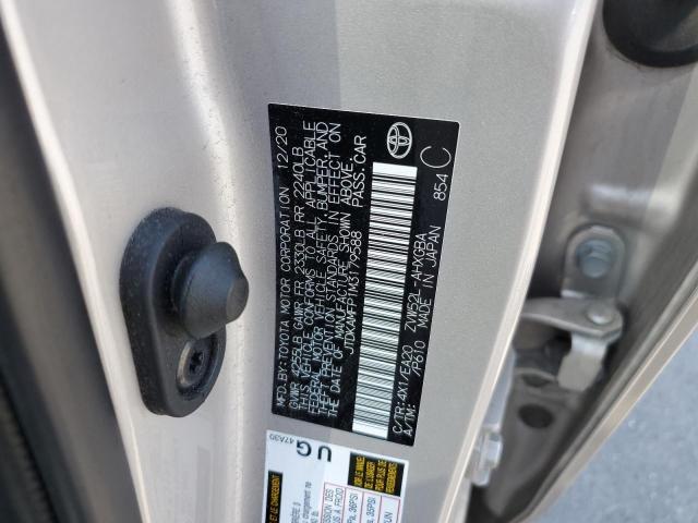 2021 TOYOTA PRIUS PRIM JTDKAMFP1M3179588