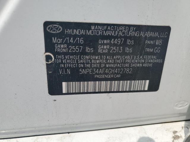 2016 HYUNDAI SONATA SPO 5NPE34AF4GH412782