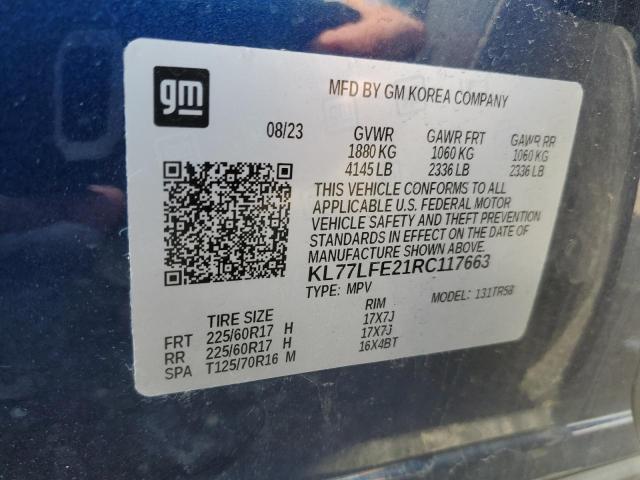 2024 CHEVROLET TRAX LS - KL77LFE21RC117663