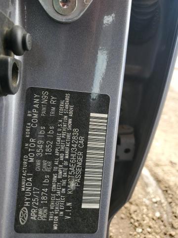 2017 HYUNDAI ACCENT SE - KMHCT5AE6HU342838