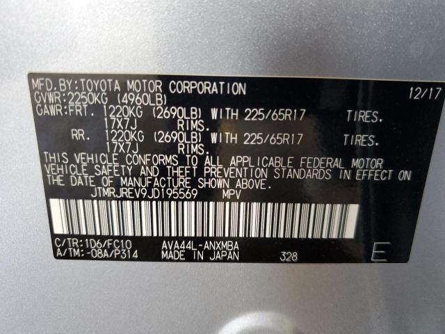 2018 TOYOTA RAV4 HV LE JTMRJREV9JD195569
