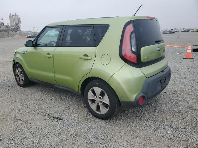 KIA SOUL 2015 green  gas KNDJN2A23F7760456 photo #3