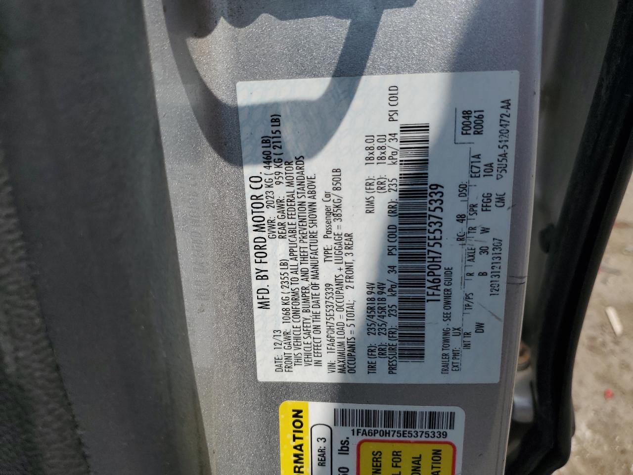 Ford Fusion se 2014