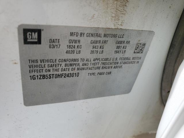 2017 CHEVROLET MALIBU LS - 1G1ZB5ST0HF243010