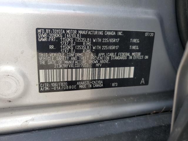 2020 TOYOTA RAV4 LE 2T3K1RFVXLC077053