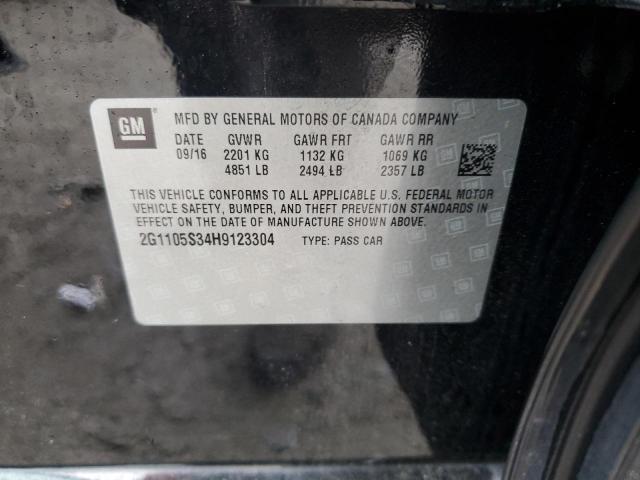 2017 CHEVROLET IMPALA LT - 2G1105S34H9123304