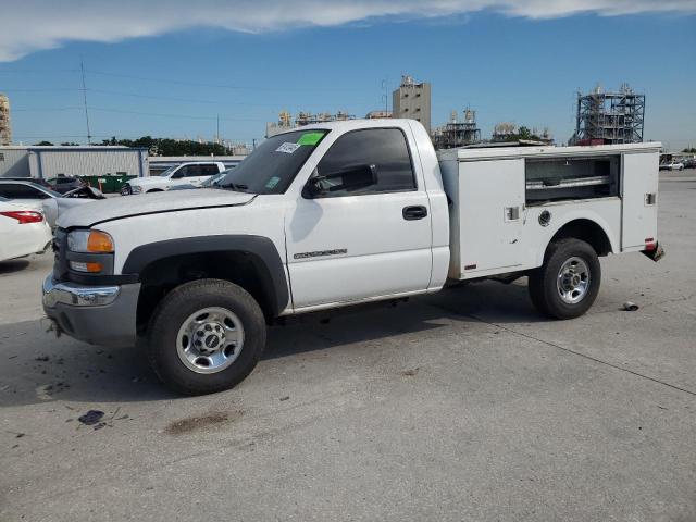 GMC SIERRA C25 2006 white pickup gas 1GDHC24U96E166544 photo #1