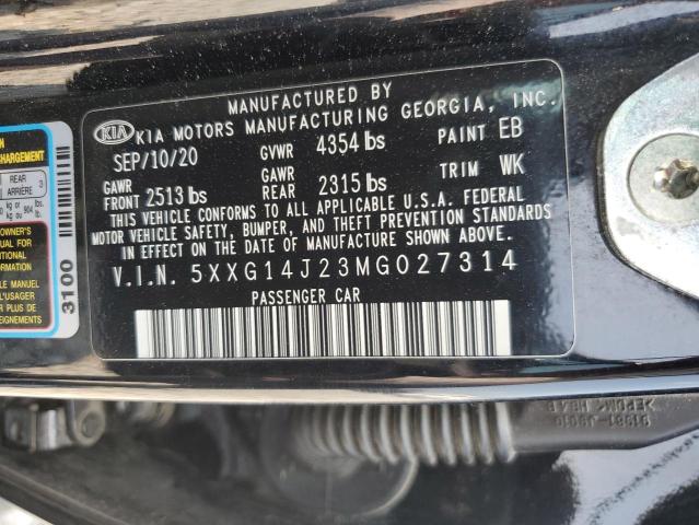 2021 KIA K5 LXS 5XXG14J23MG027314