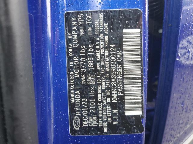2024 HYUNDAI VENUE SEL KMHRC8A35RU300124