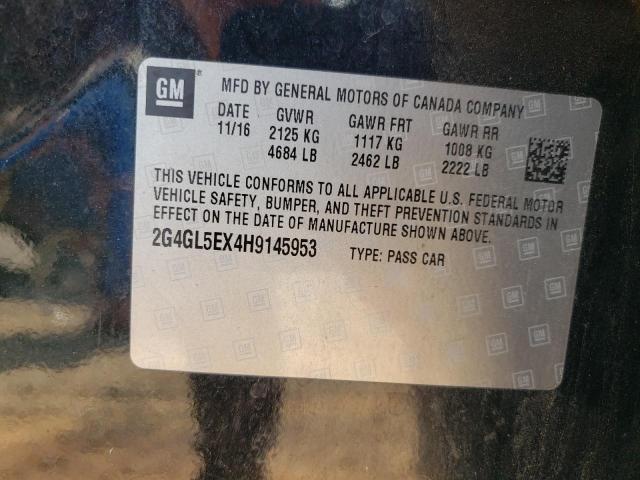 2017 BUICK REGAL SPOR 2G4GL5EX4H9145953