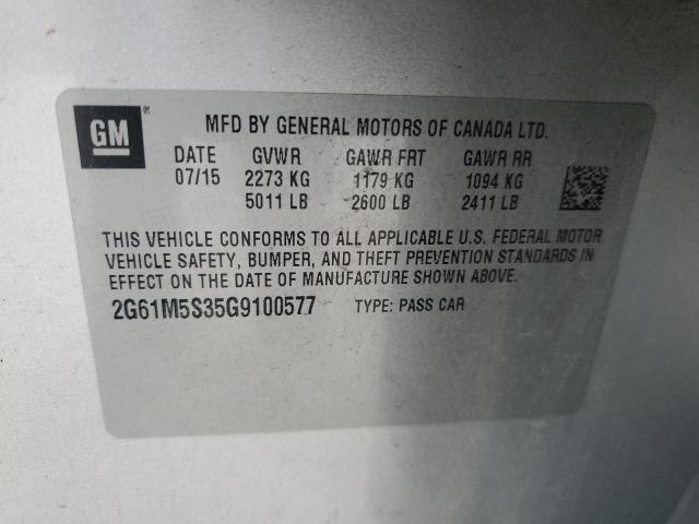 2016 CADILLAC XTS LUXURY 2G61M5S35G9100577