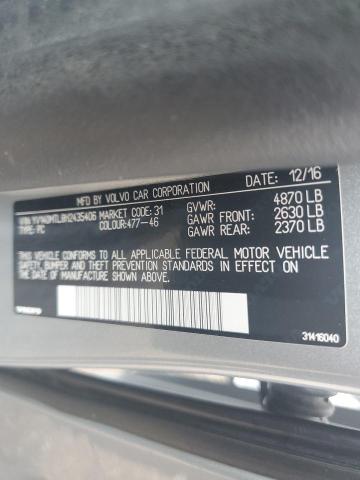 2017 VOLVO S60 DYNAMI YV140MTL8H2435406