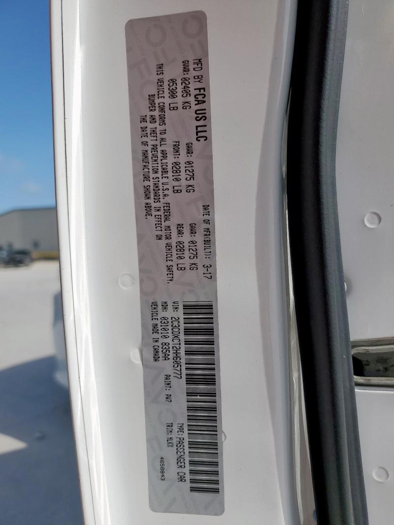 2017 DODGE CHARGER R/ 2C3CDXCT2HH605777