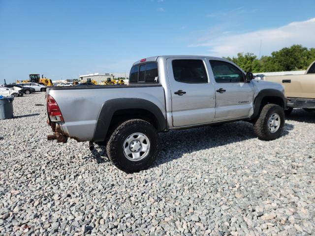 TOYOTA TACOMA DOU 2014 silver crew pic gas 5TFJX4GN5EX036242 photo #4