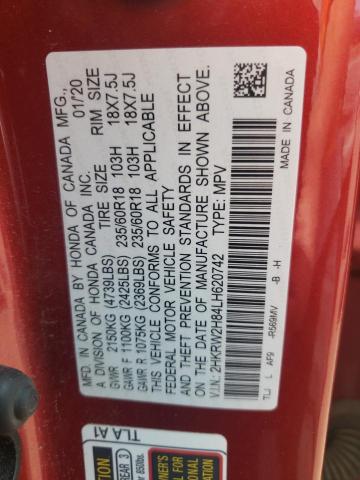 2020 HONDA CR-V EXL - 2HKRW2H84LH620742