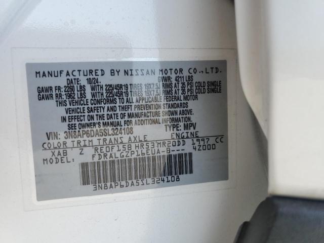 2025 NISSAN KICKS SR 3N8AP6DA5SL324108