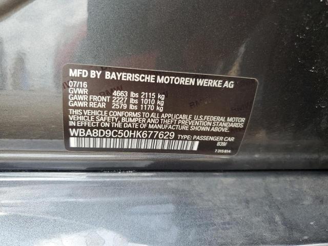2017 BMW 330 XI WBA8D9C50HK677629