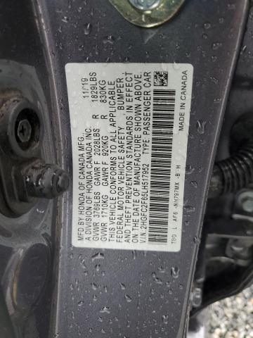 2020 HONDA CIVIC LX 2HGFC2F65LH517952