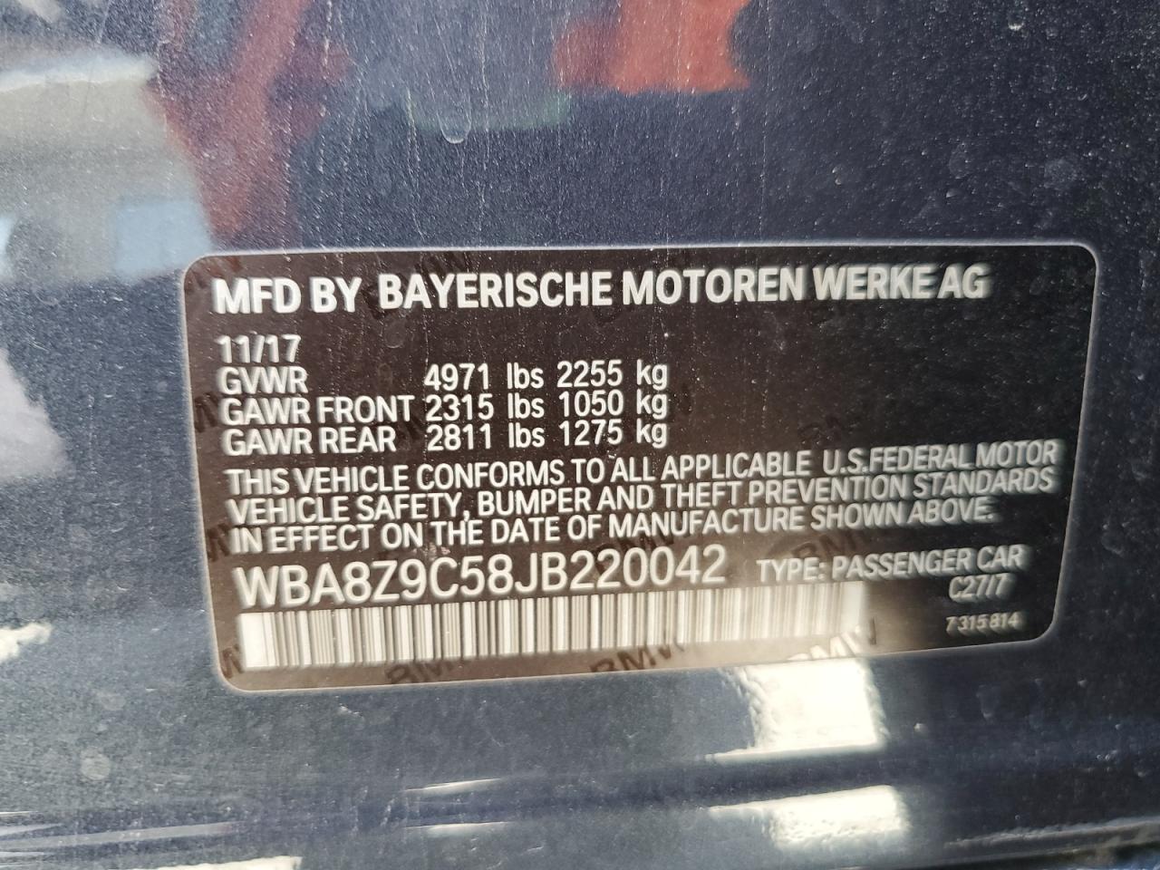 BMW 3 SERIES GT XIGT