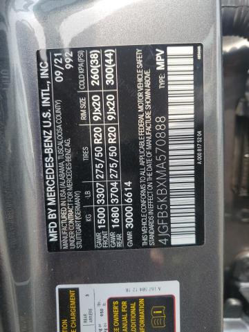 2021 MERCEDES-BENZ GLE 450 4M 4JGFB5KBXMA570888