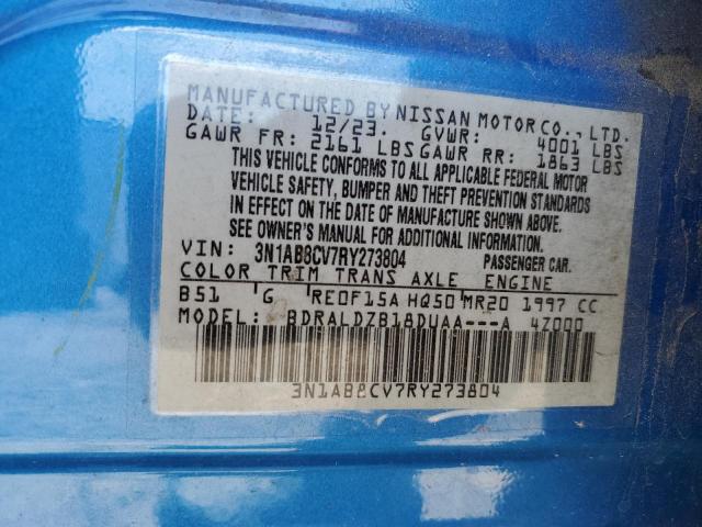 2024 NISSAN SENTRA SV 3N1AB8CV7RY273804