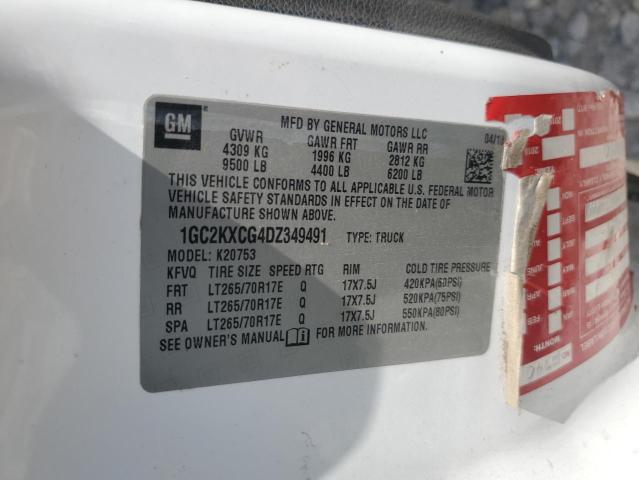 2013 CHEVROLET SILVERADO - 1GC2KXCG4DZ349491