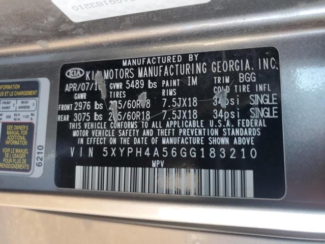 2016 KIA SORENTO EX - 5XYPH4A56GG183210