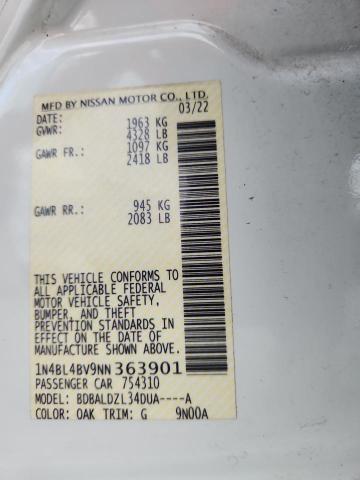 2022 NISSAN ALTIMA S - 1N4BL4BV9NN363901