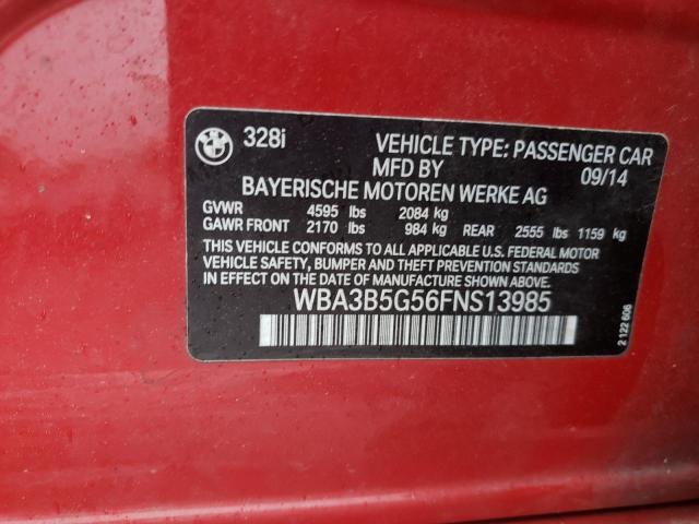 2015 BMW 328 XI SUL - WBA3B5G56FNS13985