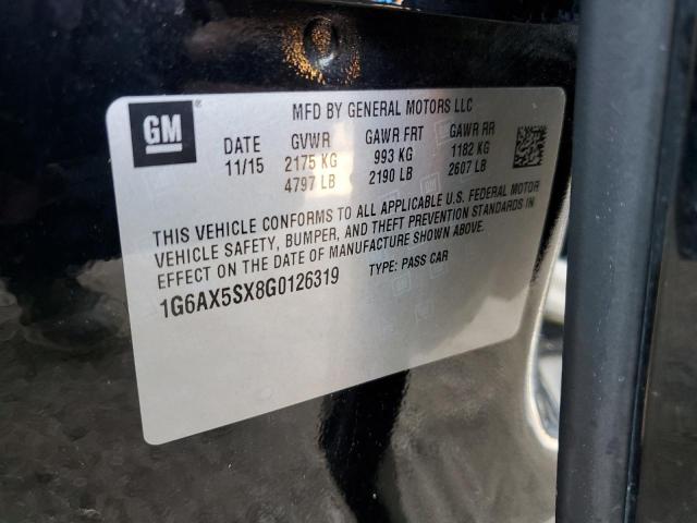 2016 CADILLAC CTS LUXURY 1G6AX5SX8G0126319