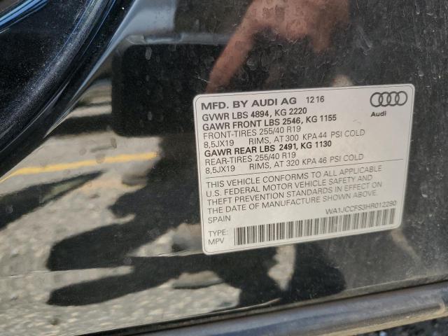 2017 AUDI Q3 PREMIUM WA1JCCFS3HR012280